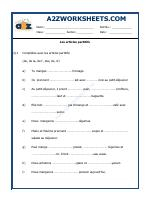 French Worksheet - Les Articles Partitifs
