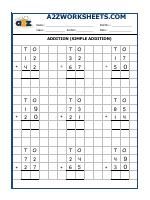 Addition Worksheet-04 (Simple Addition)