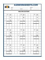 Multiplication Worksheet-01