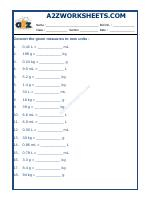 Measurement (Convert Units)-05