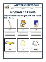Unscramble The Words-04