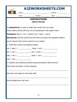 Contractions (Short Forms)