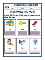 Unscramble The Word-06