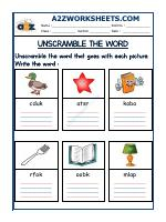 Unscramble The Word-12