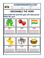 Unscramble The Word-29