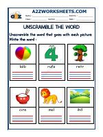 Unscramble The Word-30
