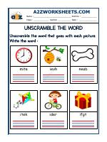 Unscramble The Word-32
