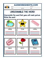 Unscramble The Word-34