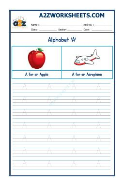 English Alphabet 'A'