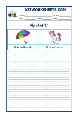 English Alphabet 'U'
