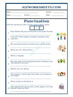 English Punctuation Worksheet-03