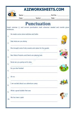 English Punctuation Worksheet-05