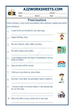 English Punctuation Worksheet-02