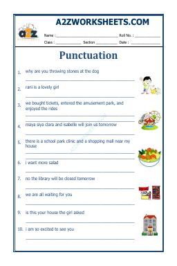 English Punctuation Worksheet-03