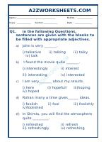 Class-V-English Adjectives Worksheet-11