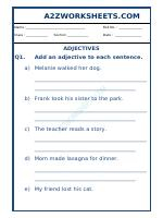 Class-Ll-English Adjective Worksheet-01
