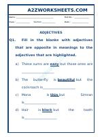 Class-Ll-English Adjective Worksheet-04