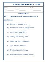 Class-Ll-English Adjective Worksheet-06