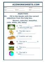 Class-L-Adjectives Worksheet-07
