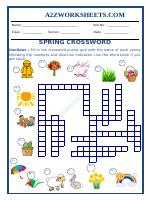 Class-Ii-Cross Words-Spring Season