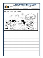 Hindi Worksheet - Picture Description-02