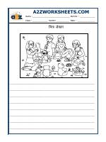 Hindi Worksheet - Picture Description In Hindi