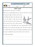 Hindi Worksheet - Unseen Passage-07
