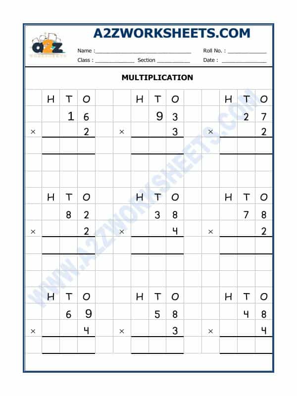 Multiplication Worksheet-08