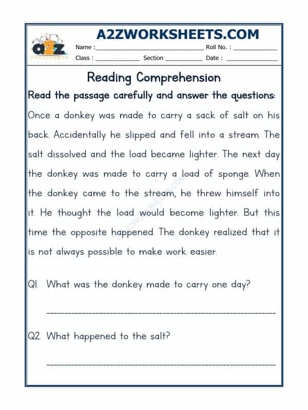 Comprehension Passage-29