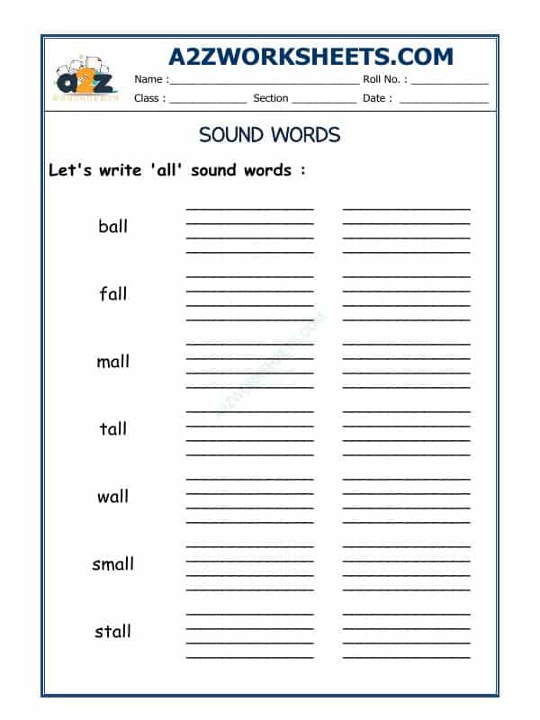 'All' Sound Words