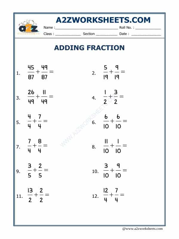 Let'S Practice Fraction Addition-20