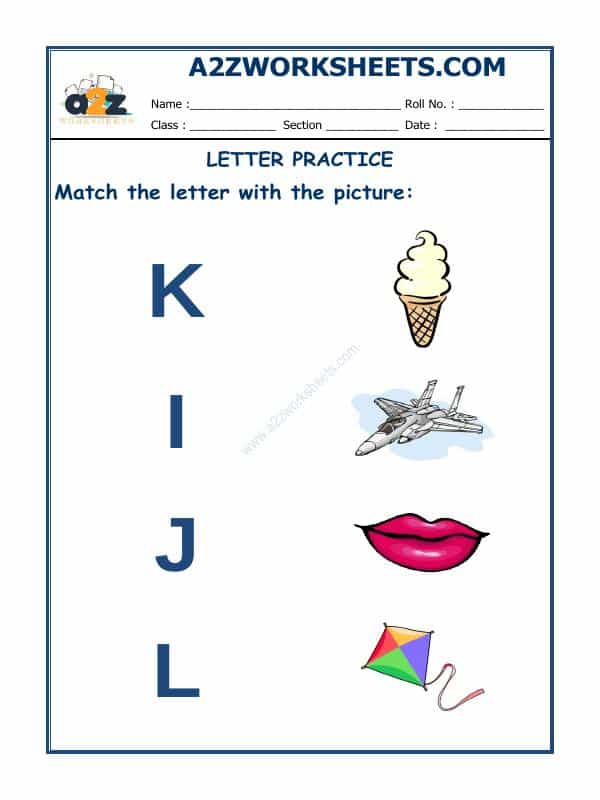 Match The Letter With The Picture-03