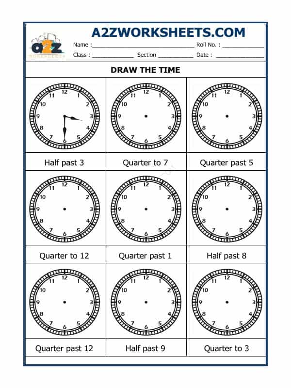 Draw The Time - 15