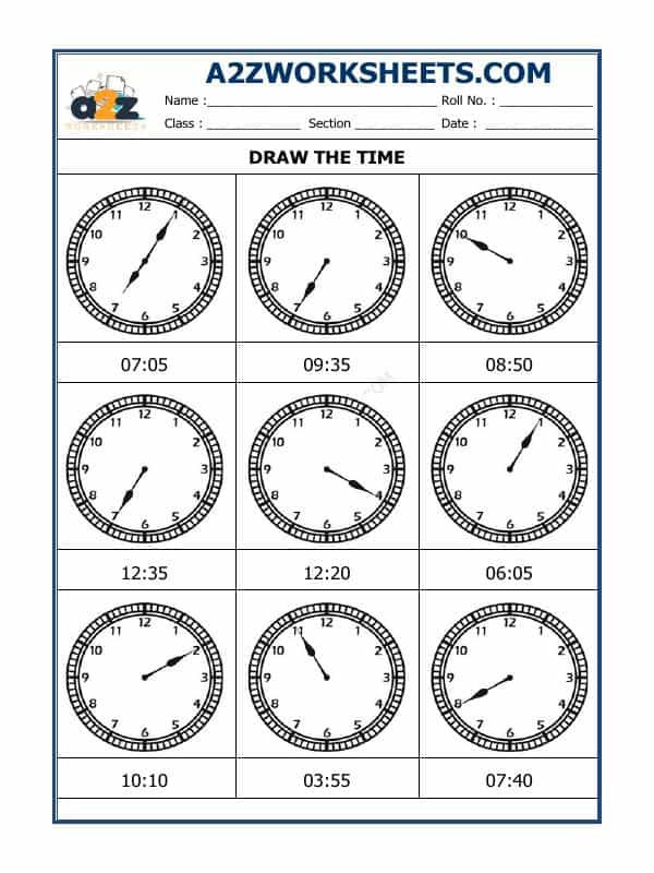 Draw The Time - 25