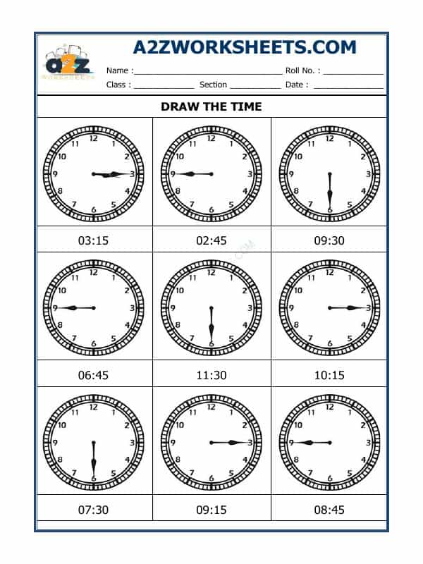 Draw The Time - 33