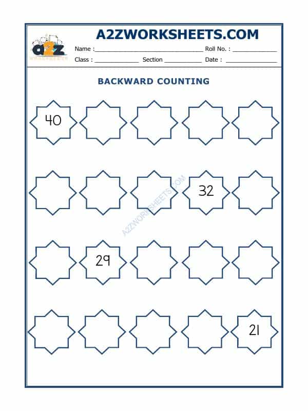 Backward Counting - 22