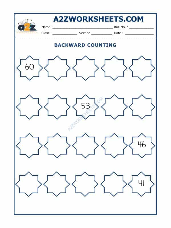 Backward Counting - 23