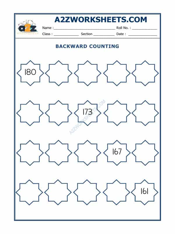 Backward Counting - 29