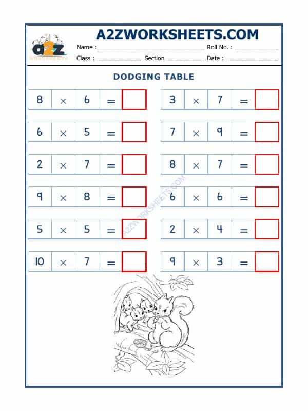 Dodging Table - 14
