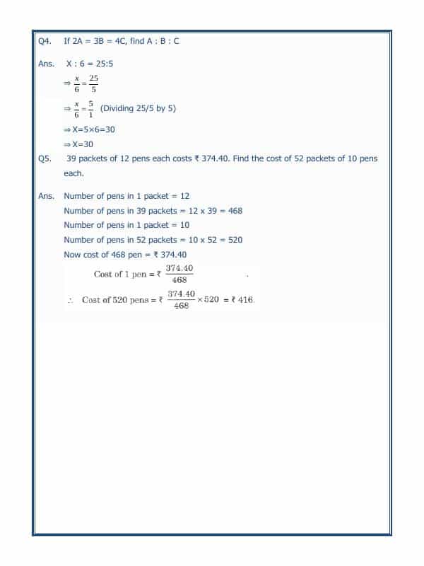 Ratio Proportion And Unitary Method-08