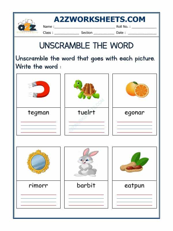 Unscramble The Word-05