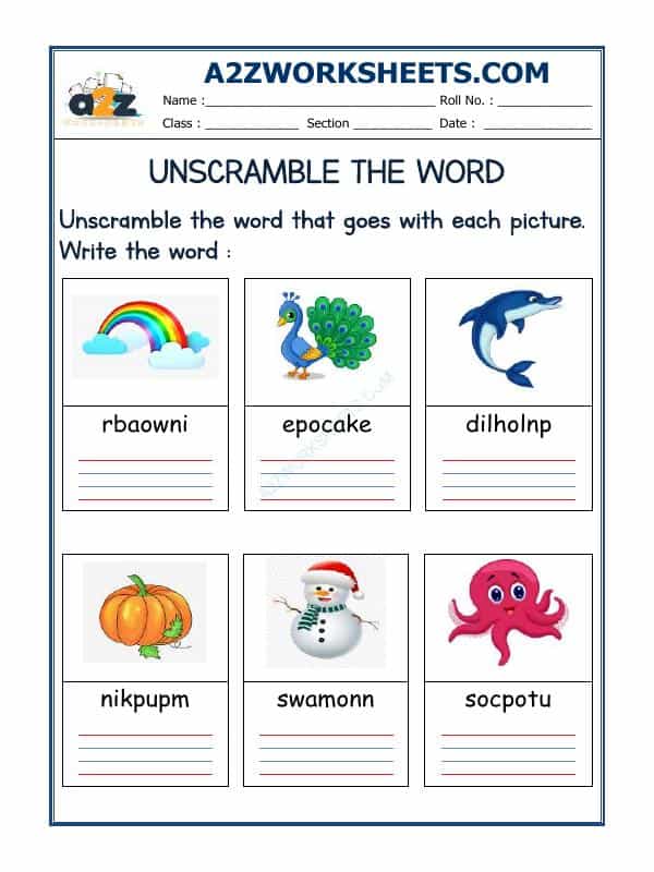 Unscramble The Word-09