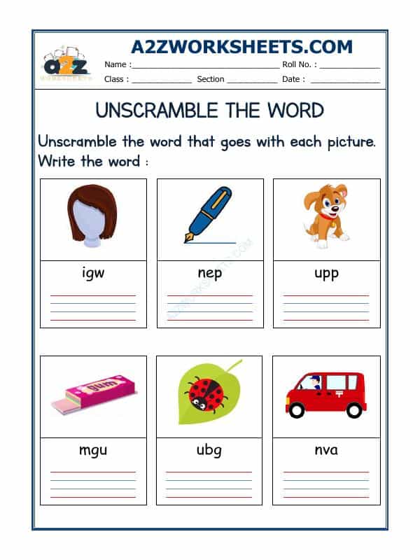 Unscramble The Word-18