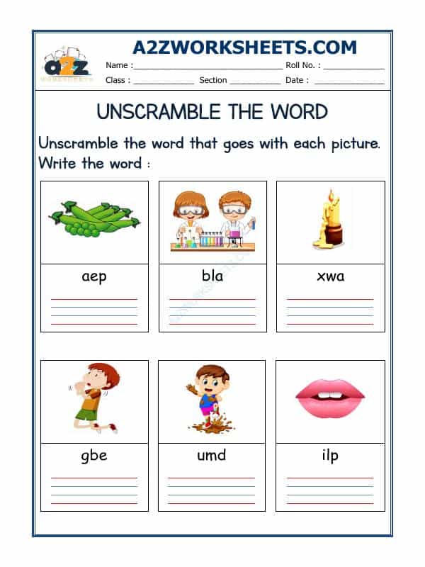 Unscramble The Word-26