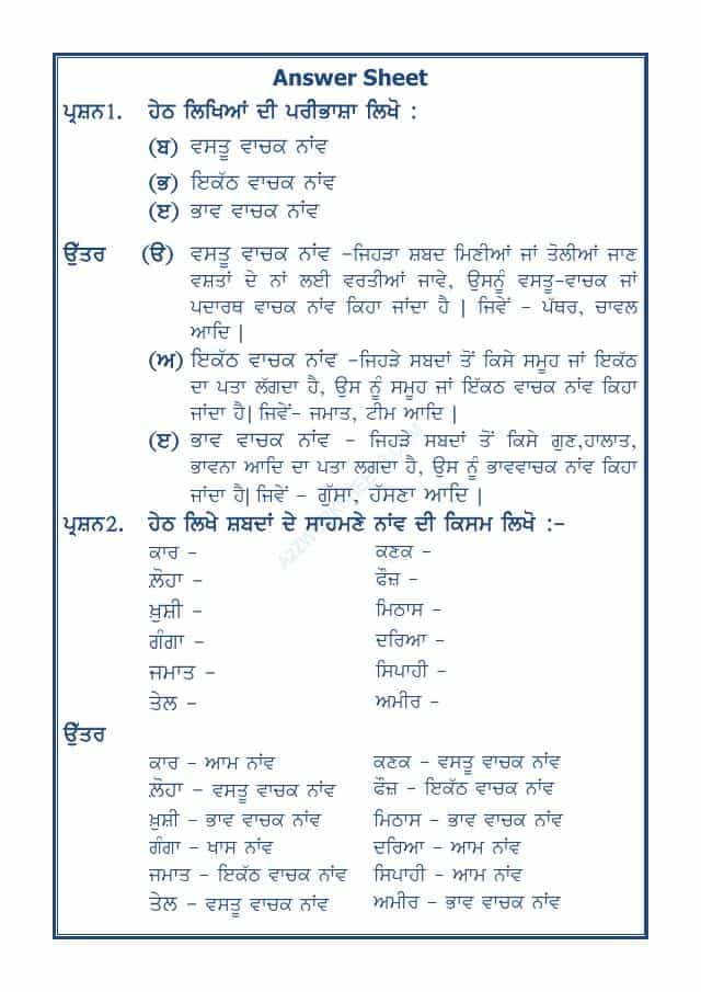 Punjabi Grammar Naav-05