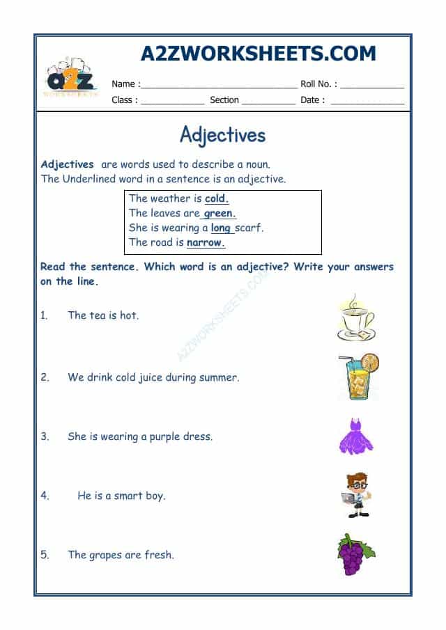 English Adjectives Worksheet-05