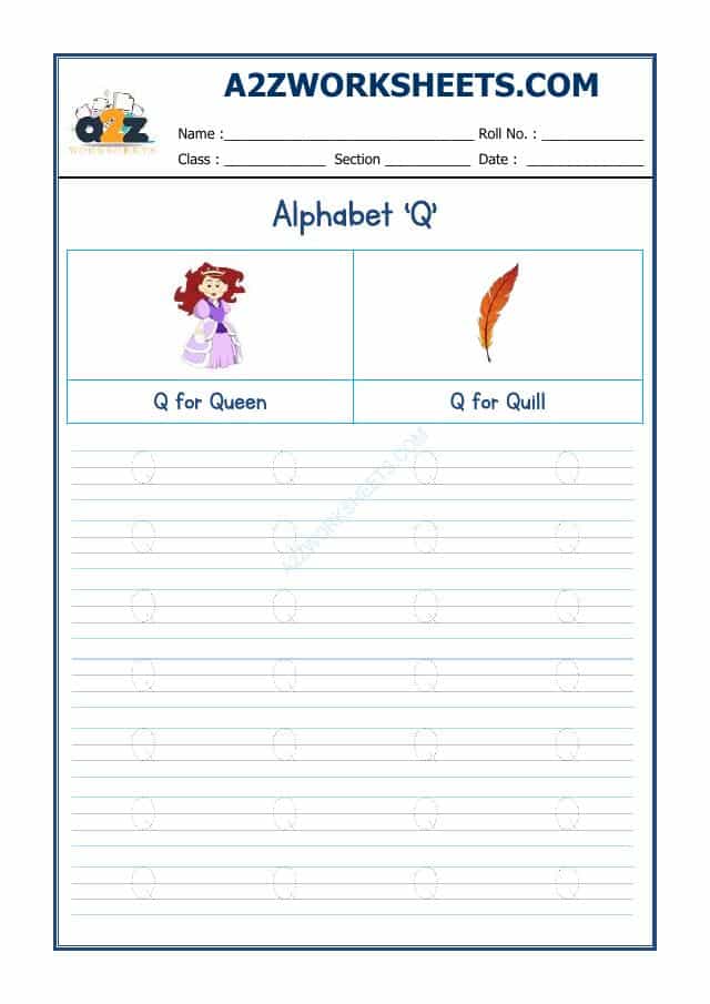 English Alphabet 'Q'