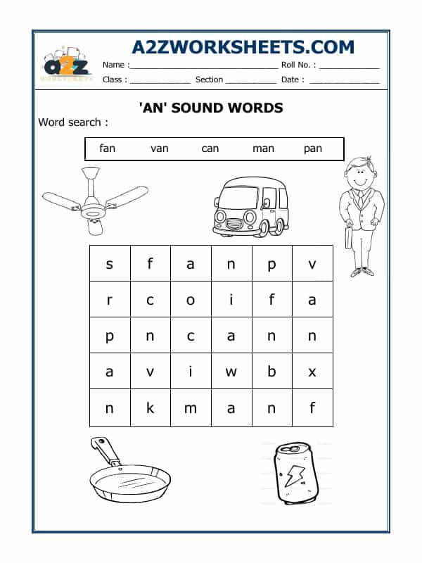 'An' Sound Words