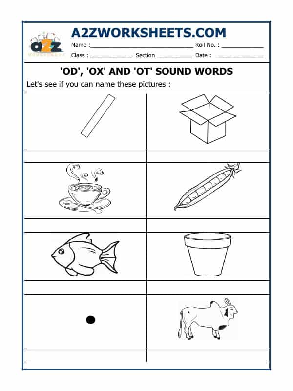 'Od', 'Ox' And 'Ot Sound Words
