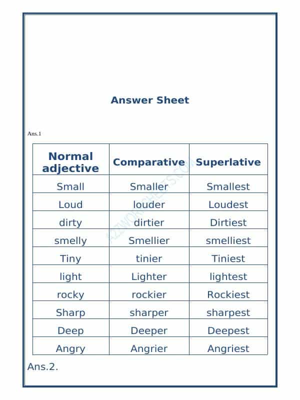 Class-Iii-English Adjectives Worksheet-15